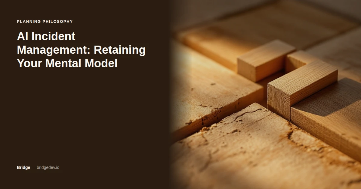AI Incident Management: Retaining Your Mental Model
