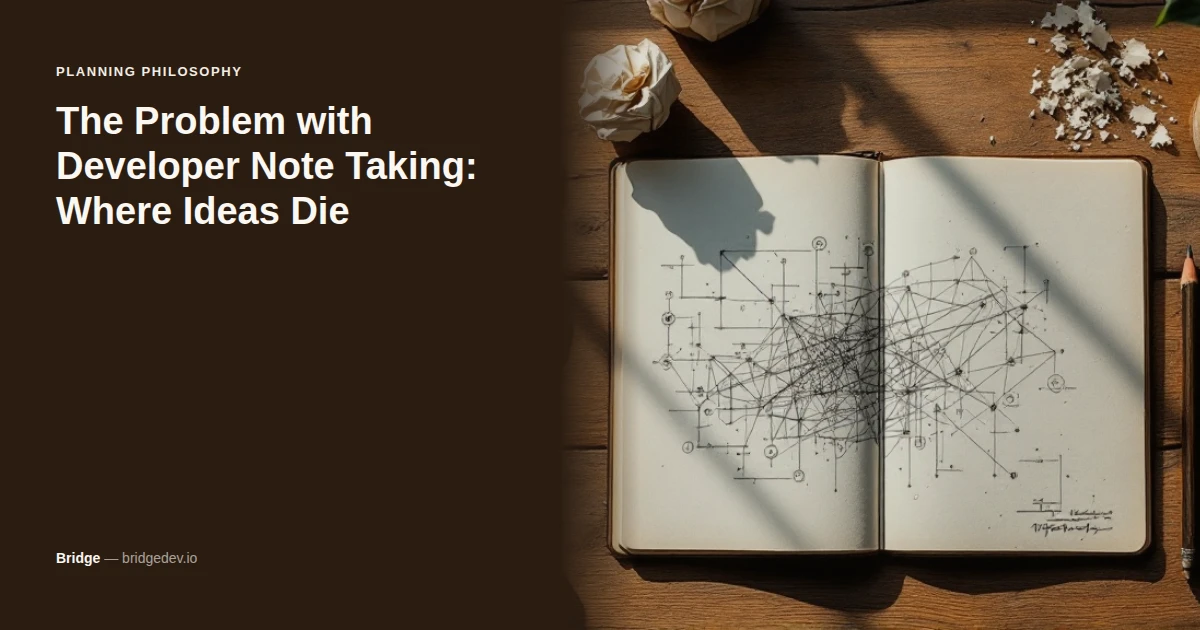 The Problem with Developer Note Taking: Where Ideas Die