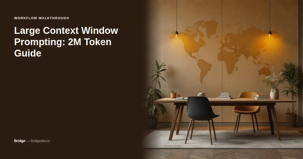 Large Context Window Prompting: 2M Token Guide