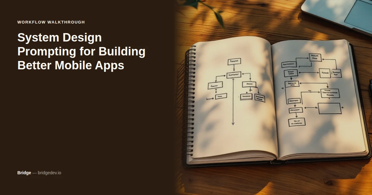 System Design Prompting for Building Better Mobile Apps